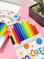 Caja de colores Pastel  Primavera x12 unds