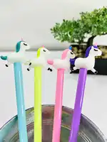 Lapicero en gel unicornios