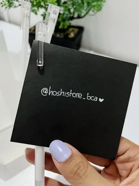 Lapicero en gel tinta blanca