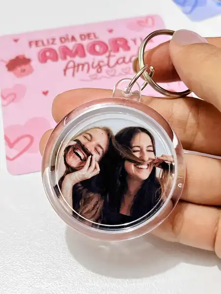Llaverito en acrílico Amor y Amistad