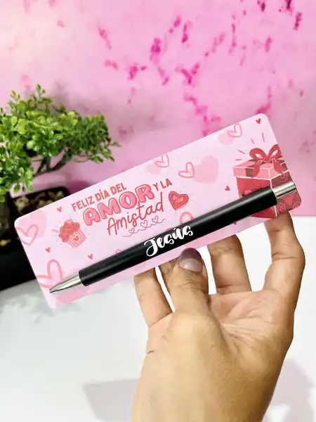 Bolígrafo personalizado Amor y Amistad