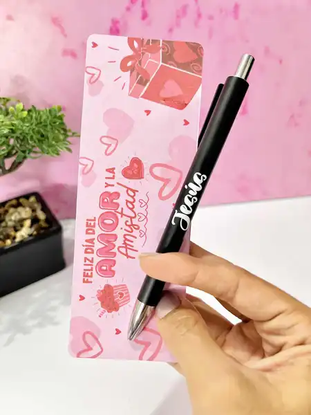 Bolígrafo personalizado Amor y Amistad