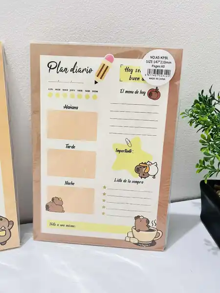 Planeador Diario Capibara