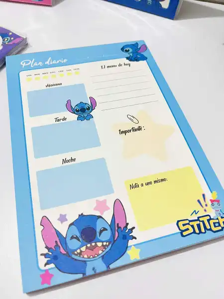 Planeador Diario Stitch
