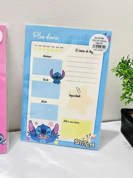 Planeador Diario Stitch