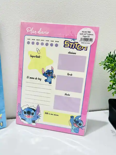 Planeador Diario Stitch