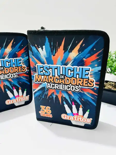 Maleta de Marcadores acrílicos x 36