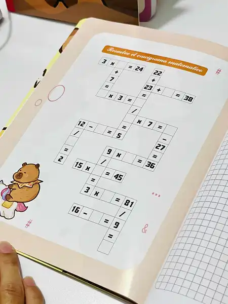 Cuadernos cuadriculados Capibara