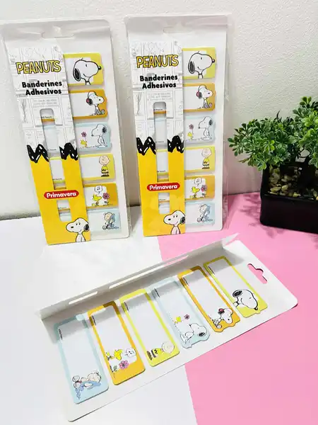 Set de notas adhesivas Snoopy