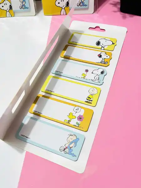 Set de notas adhesivas Snoopy