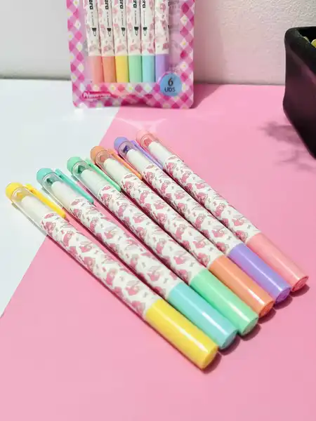 Resaltadores doble punta My Melody