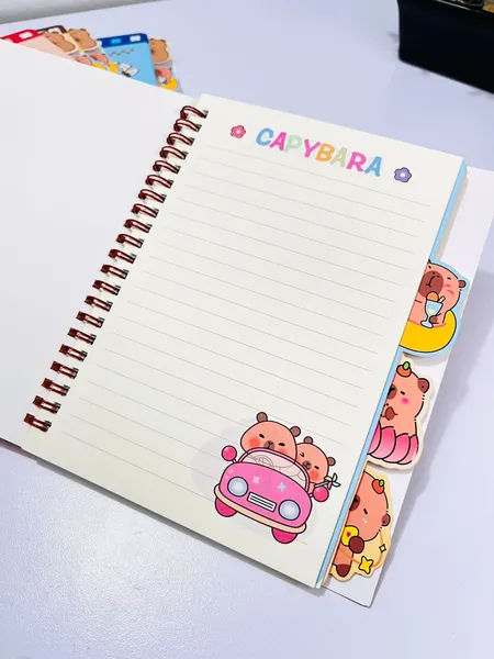 Agenda Capibara con separadores