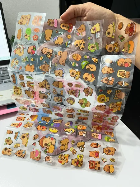 Caja de Stikers Capibara